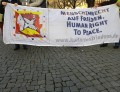 Transparent der Friedensinitiative 'Gesellschaft Kultur des Friedens' (GKF) aus Tübingen, Stuttgart, 26.11.2022