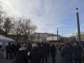 Versammlungsteilnehmer bei der Querdenken-'Weihnachtsdemo', Stuttgart JVA-Stammheim, 24.12.2022