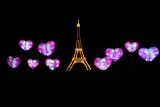 Eiffelturm aus der Stadt der Liebe