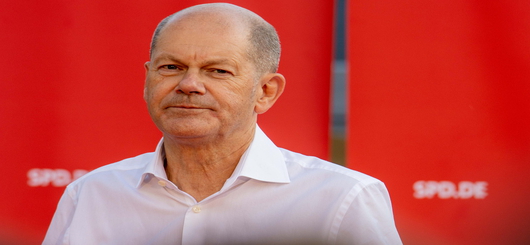 Bundeskanzler Scholz bei einem seiner besseren Tage Bundeskanzler Scholz bei einem seiner besseren Tage