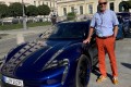 Porsche Taycan bei Testfahrt mit dem Autor