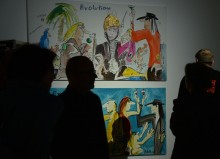 Aussagekräftige Kunst von Udo Lindenberg findet großen Anklang