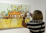 Udos Bilder landen tausendfach auf den Handys der Besucher.