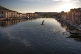 he Temo River that runs through Bosa Marina.