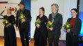 Die Nominierten erhielten nicht nur Blumen , sondern auch sehr viel Beifall.