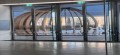 Ingresso Maxxi di Roma visto dall'interno della caffetteria