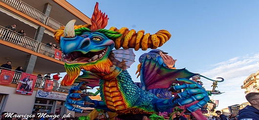 One of the allegorical floats