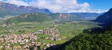 Panorama nelle Dolomiti