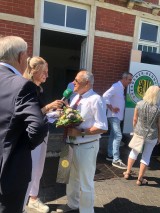 Ralf Minge im Bild  bei der Siegerehrung