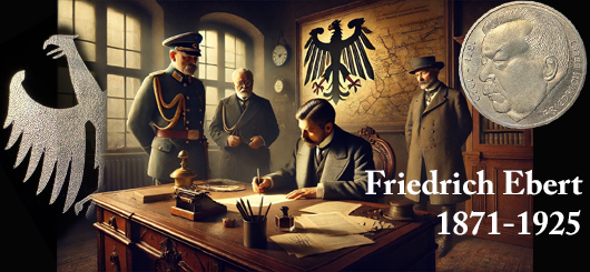 Friedrich Ebert, die SPD, mit Militär und Kapital vereint