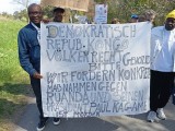 Banner, Ostermarsch in Ulm, Karsamstag 2025