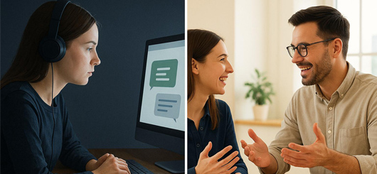 Lernen mit KI ./. Lernen mit einem Menschen