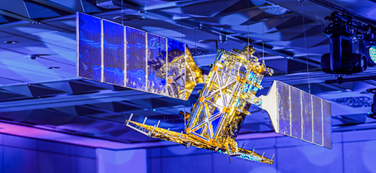 Modell eines Sentinel-Satelliten