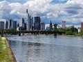 Blick auf Frankfurter Bankenviertel.