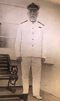 Titanic-Kapitän E.J. Smith der am 15.04.1912 das Schiff verlor 