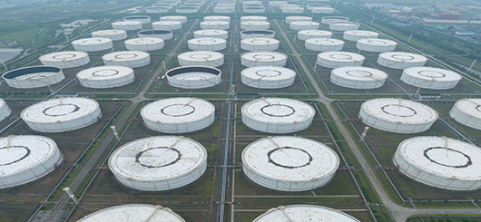 Strategic Petroleum Reserve – aerial storage tanks