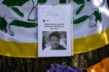 Informationsblatt zur Menschenrechtslage in Tibet während der Gedenkveranstaltung am Aasee in Münster.