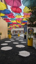 Regenschirmhimmel