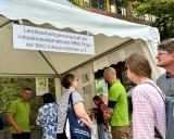 Arbeit und Teilhabe: Die LAG Inklusionsunternehmen NRW informierte beim Landesfest in Münster.