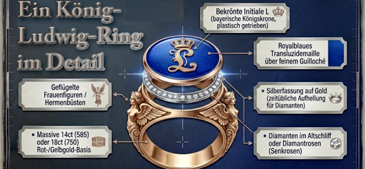 Ein König-Ludwig-Ring im Detail