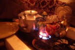 In einem traditionellen arabischen Restaurant