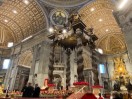 Rom, Vatikan, Petersdom, Baldachin und Cathedra Petri von Bernini