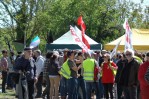 Manifestation contre le projet ferroviaire LGV sud ouest 