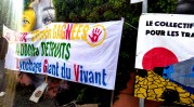 Manifestation contre le projet ferroviaire LGV sud ouest 