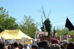 Manifestation contre le projet ferroviaire LGV sud ouest 