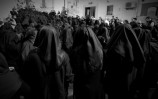 procession of the desolata, the women in black of canos