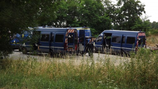 Manifestation contre l' A69 5 juillet 2025 dans le Tarn chateau de Scopont