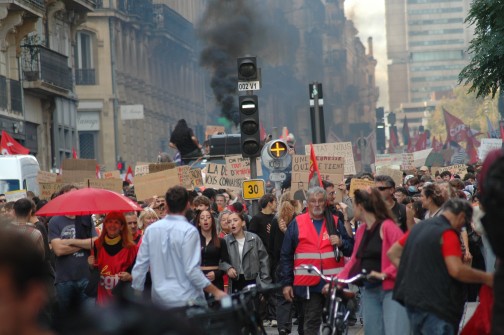 Manifestation ldes lycéens à bordeaux le 13 octobre 2026